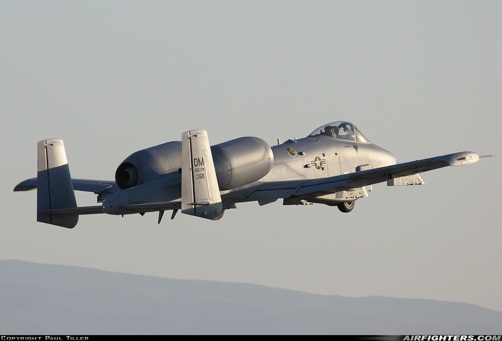 USA - Air Force Fairchild A-10A Thunderbolt II 80-0168 at Las Vegas - Nellis AFB (LSV / KLSV), USA