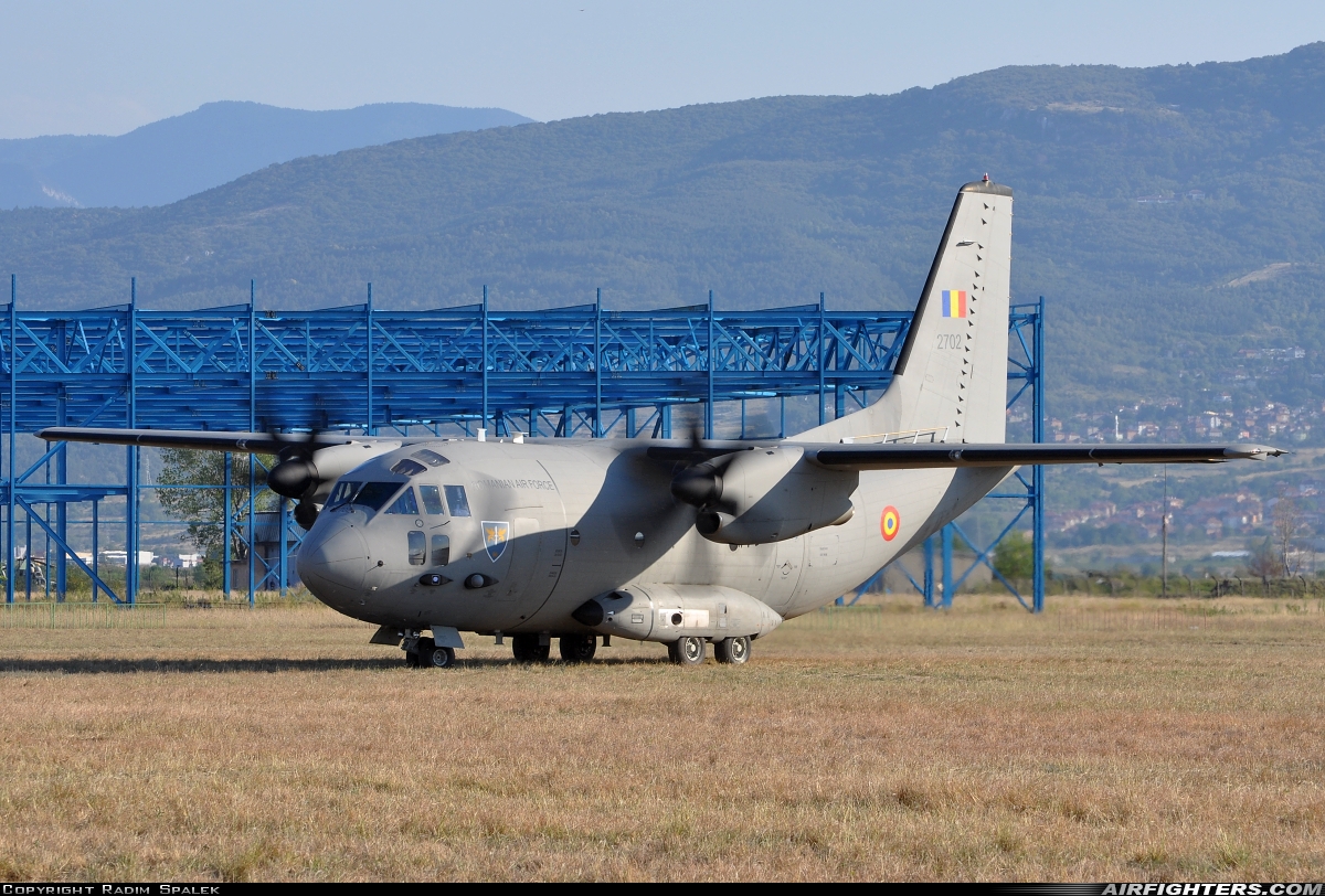 Romania - Air Force Alenia Aermacchi C-27J Spartan 2702 at Plovdiv (- Krumovo) (PDV / LBPD), Bulgaria