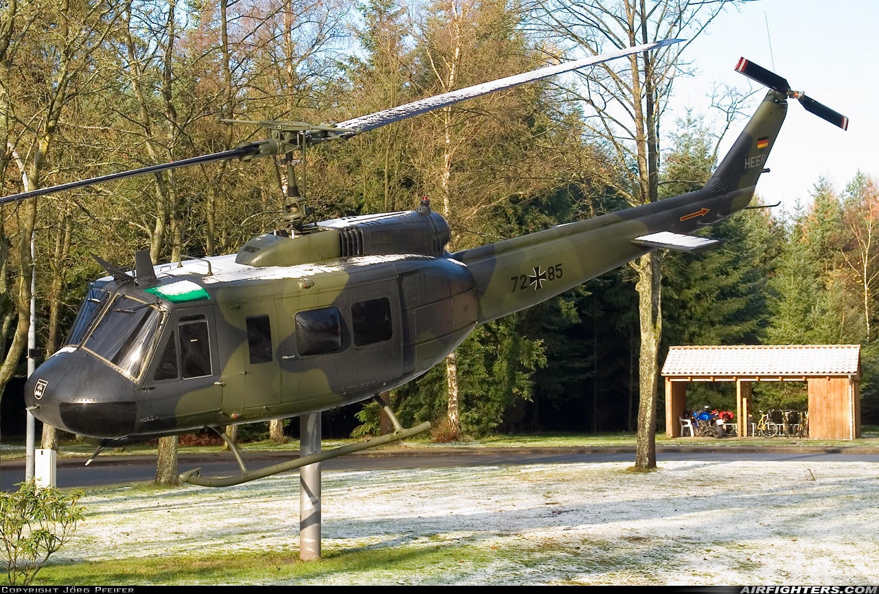 Germany - Army Bell UH-1D Iroquois (205) 72+85 at Fassberg (ETHS), Germany