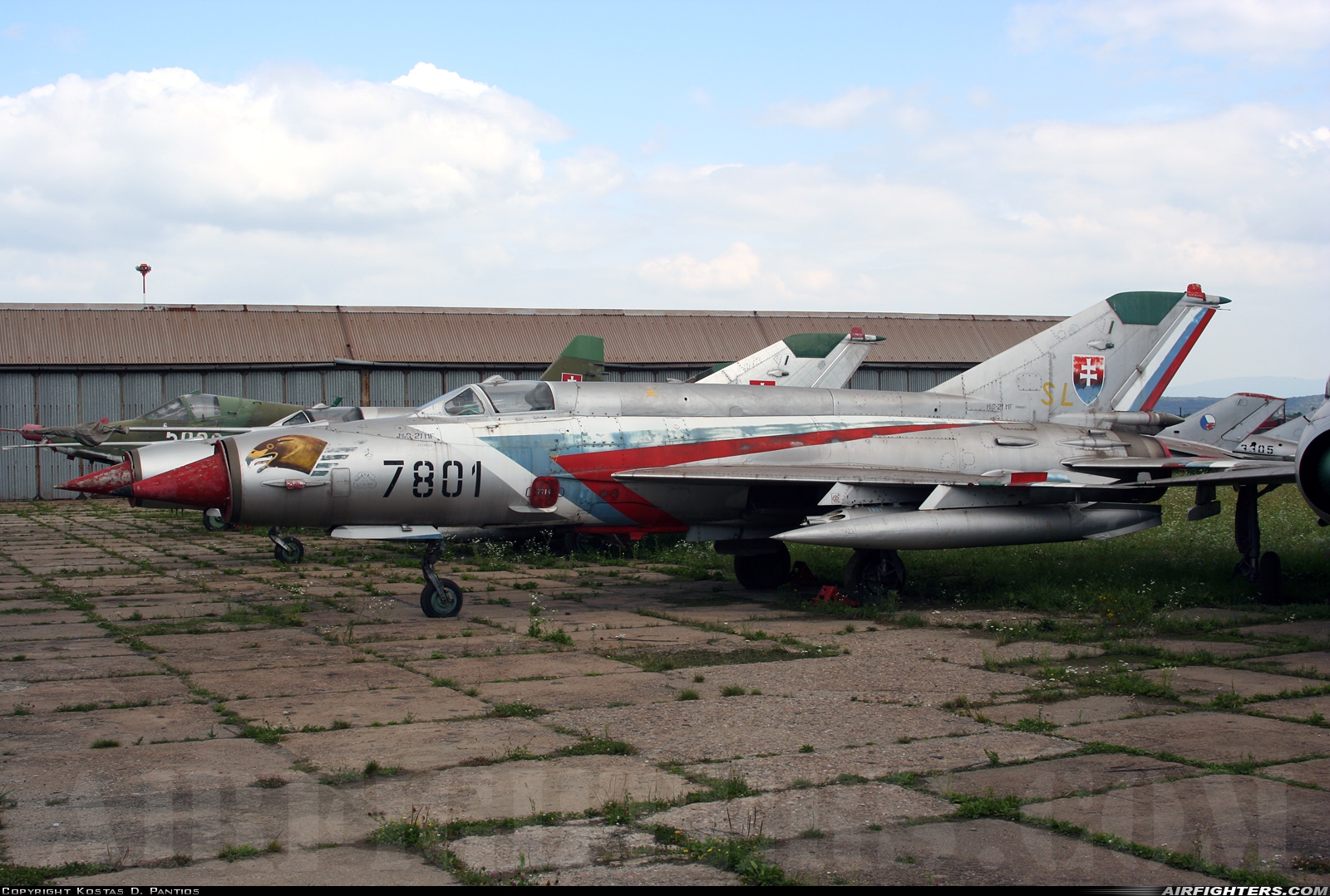 Slovakia - Air Force Mikoyan-Gurevich MiG-21MF 7801 at Kosice (KSC / LZKZ), Slovakia