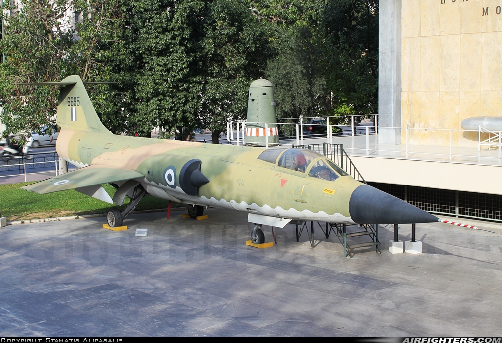 Greece - Air Force Lockheed F-104G Starfighter 6695 at Off-Airport - Athens, Greece