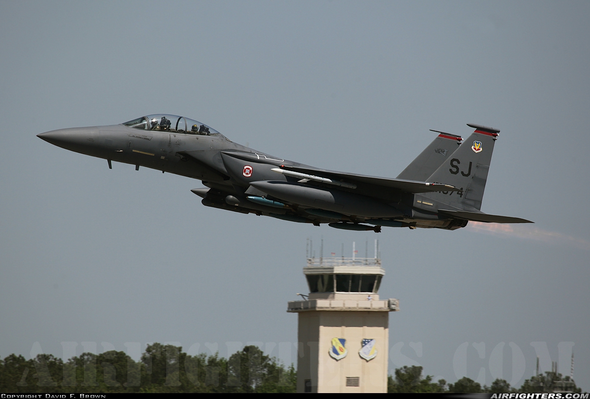 USA - Air Force McDonnell Douglas F-15E Strike Eagle 88-1674 at Goldsboro - Seymour Johnson AFB (GSB / KGSB), USA