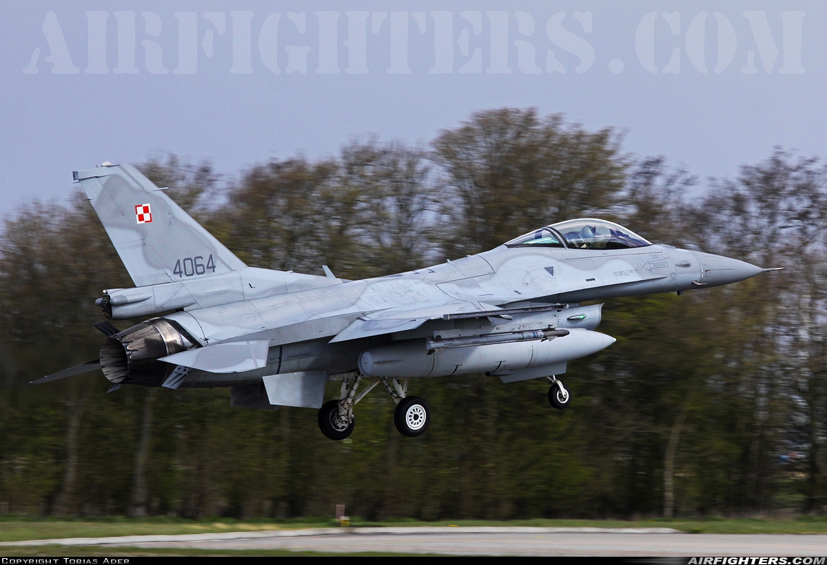 Poland - Air Force General Dynamics F-16C Fighting Falcon 4064 at Leeuwarden (LWR / EHLW), Netherlands