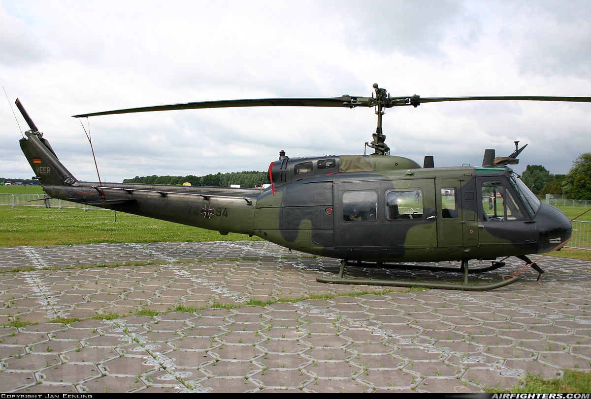 Germany - Air Force Bell UH-1D Iroquois (205) 72+94 at Leeuwarden (LWR / EHLW), Netherlands