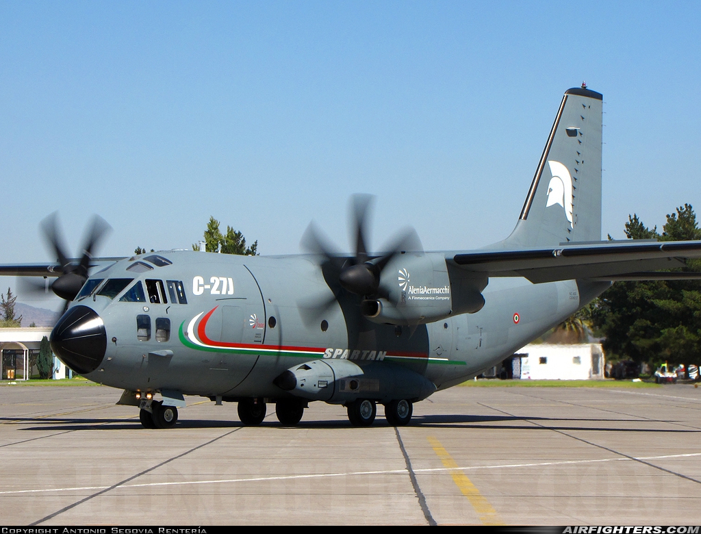 Italy - Air Force Alenia Aermacchi C-27J Spartan CSX62127 at Santiago - Arturo Merino Benitez (Pudahuel) (SCL / SCEL), Chile