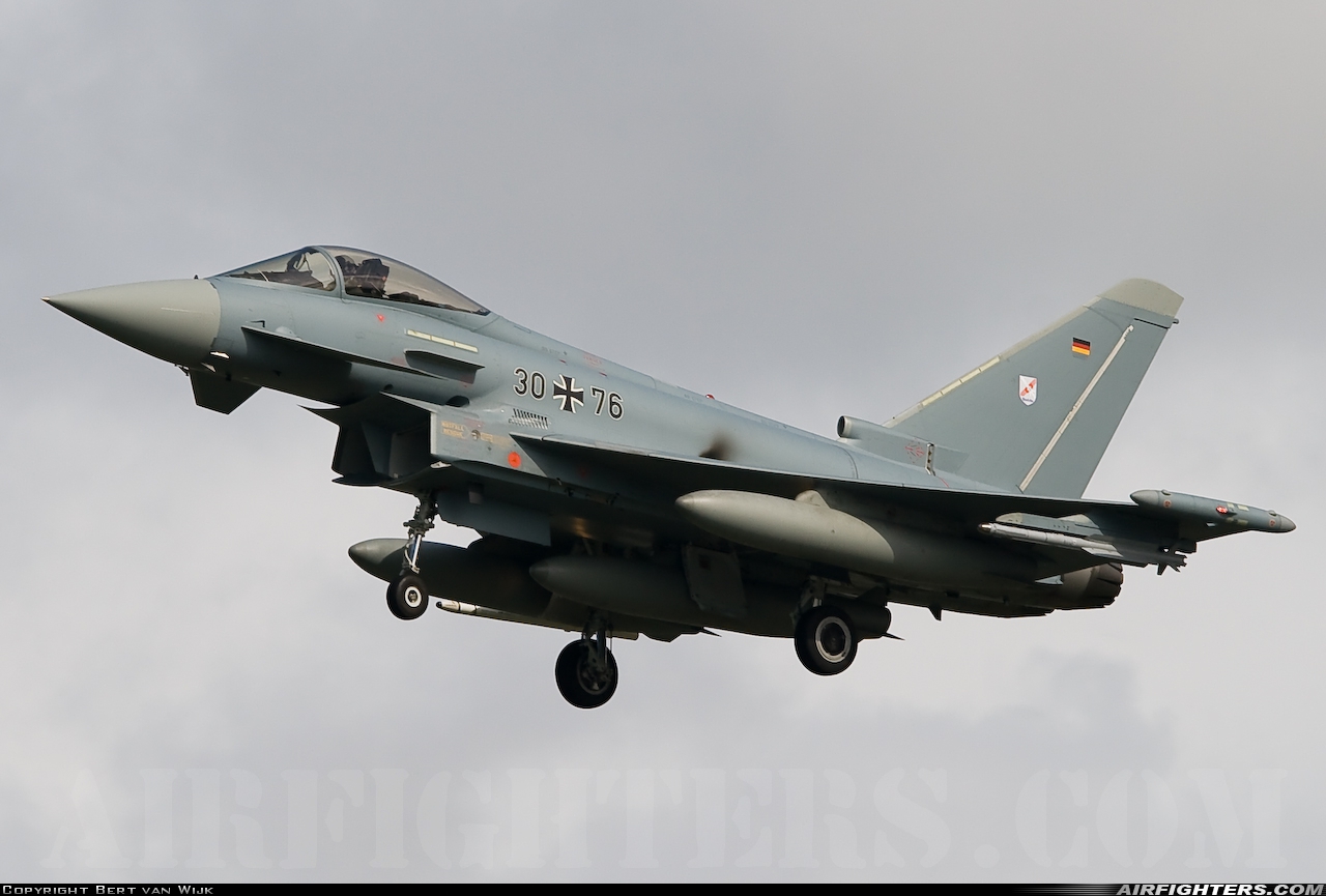 Germany - Air Force Eurofighter EF-2000 Typhoon S 30+76 at Leeuwarden (LWR / EHLW), Netherlands