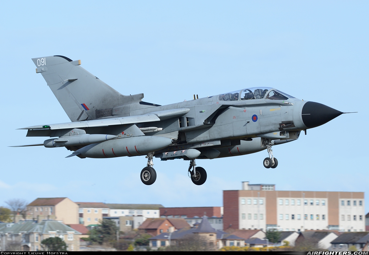 UK - Air Force Panavia Tornado GR4(T) ZD743 at Lossiemouth (LMO / EGQS), UK