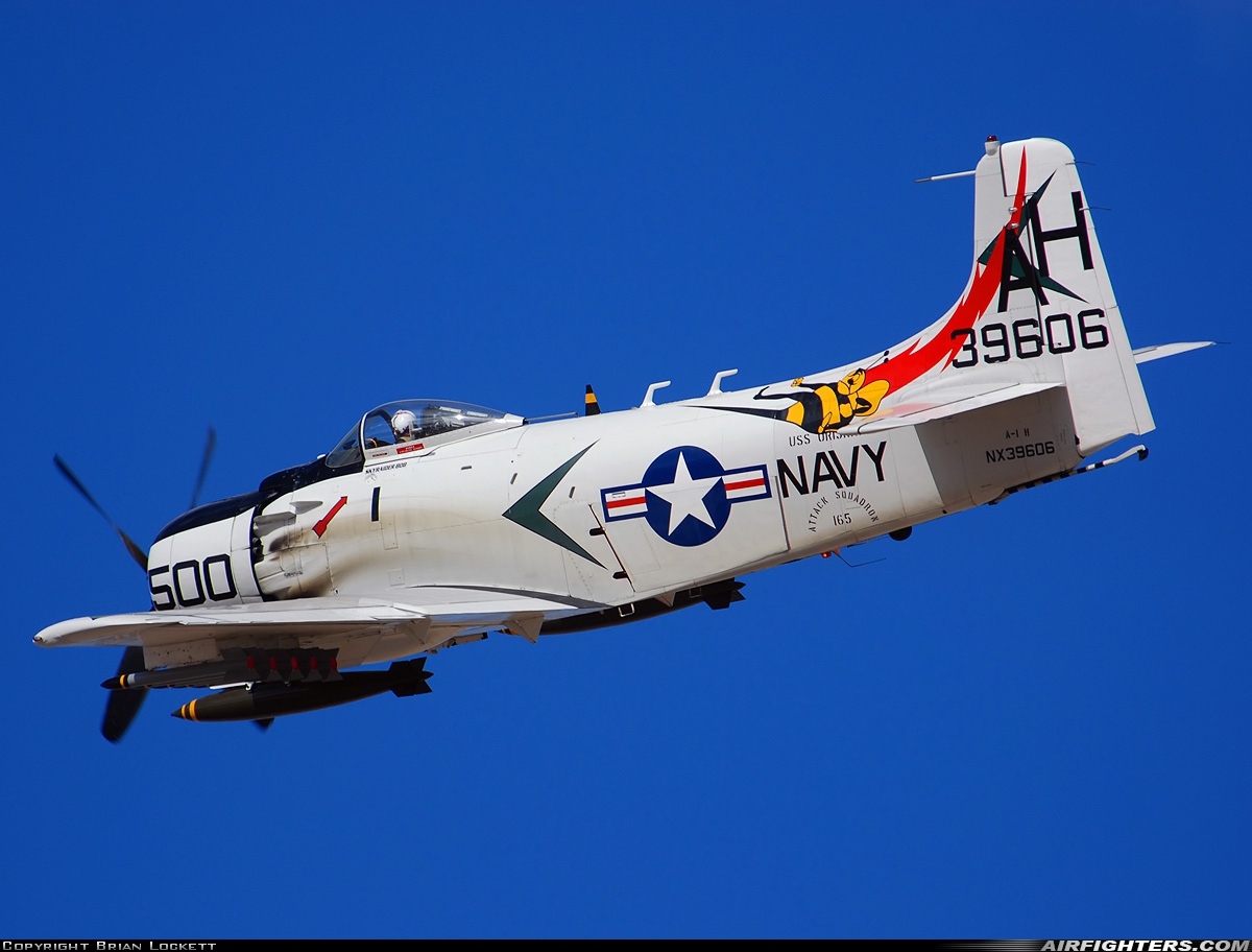 Private - Warbird Aircraft LLC Douglas A-1H Skyraider (AD-6) NX39606 at Mojave (MHV), USA