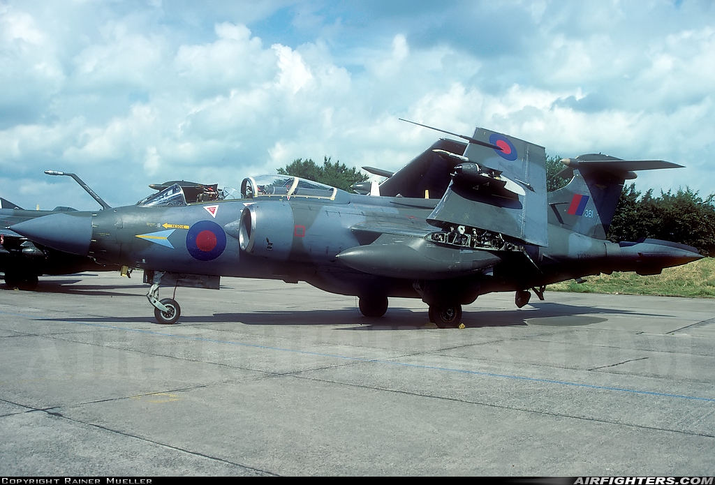 UK - Air Force Blackburn Buccaneer S.2B XV361 at Leeuwarden (LWR / EHLW), Netherlands
