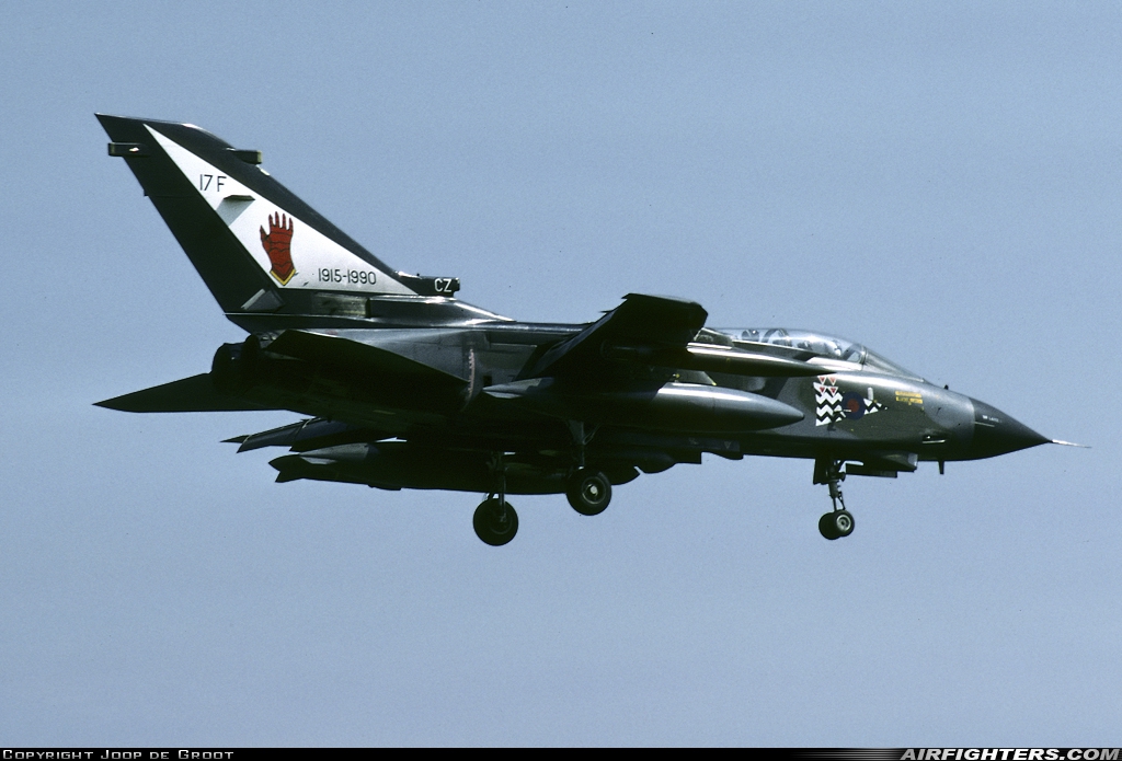 UK - Air Force Panavia Tornado GR1(T) ZD742 at Wildenrath (WID / EDUW), Germany