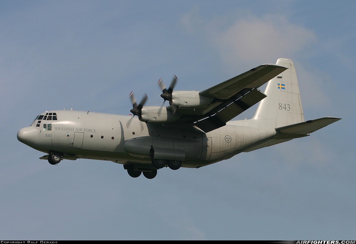 Sweden - Air Force Lockheed Tp-84 Hercules (C-130H / L-382) 84003 at Maastricht / Aachen (- Beek / Zuid Limburg) (MST / EHBK), Netherlands