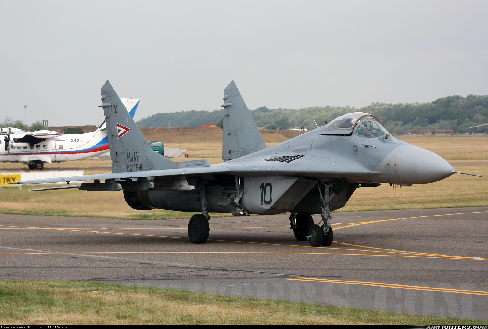 Hungary - Air Force Mikoyan-Gurevich MiG-29A (9.12A) 10 at Kecskemet (LHKE), Hungary