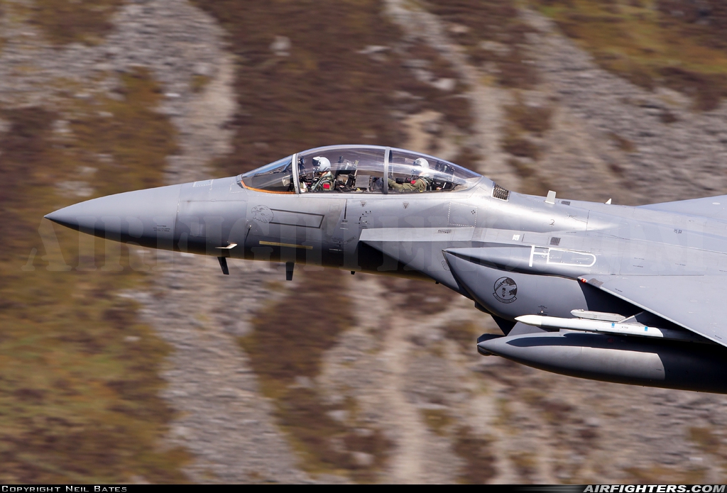 USA - Air Force McDonnell Douglas F-15E Strike Eagle 98-0132 at Off-Airport - Machynlleth Loop Area, UK