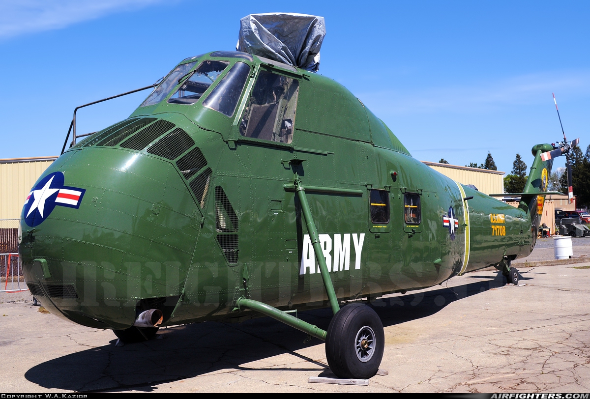 USA - Army Sikorsky CH-34C Choctaw (S-58A) 57-1708 at Santa Rosa - Charles M. Schulz / Sonoma County (STS), USA
