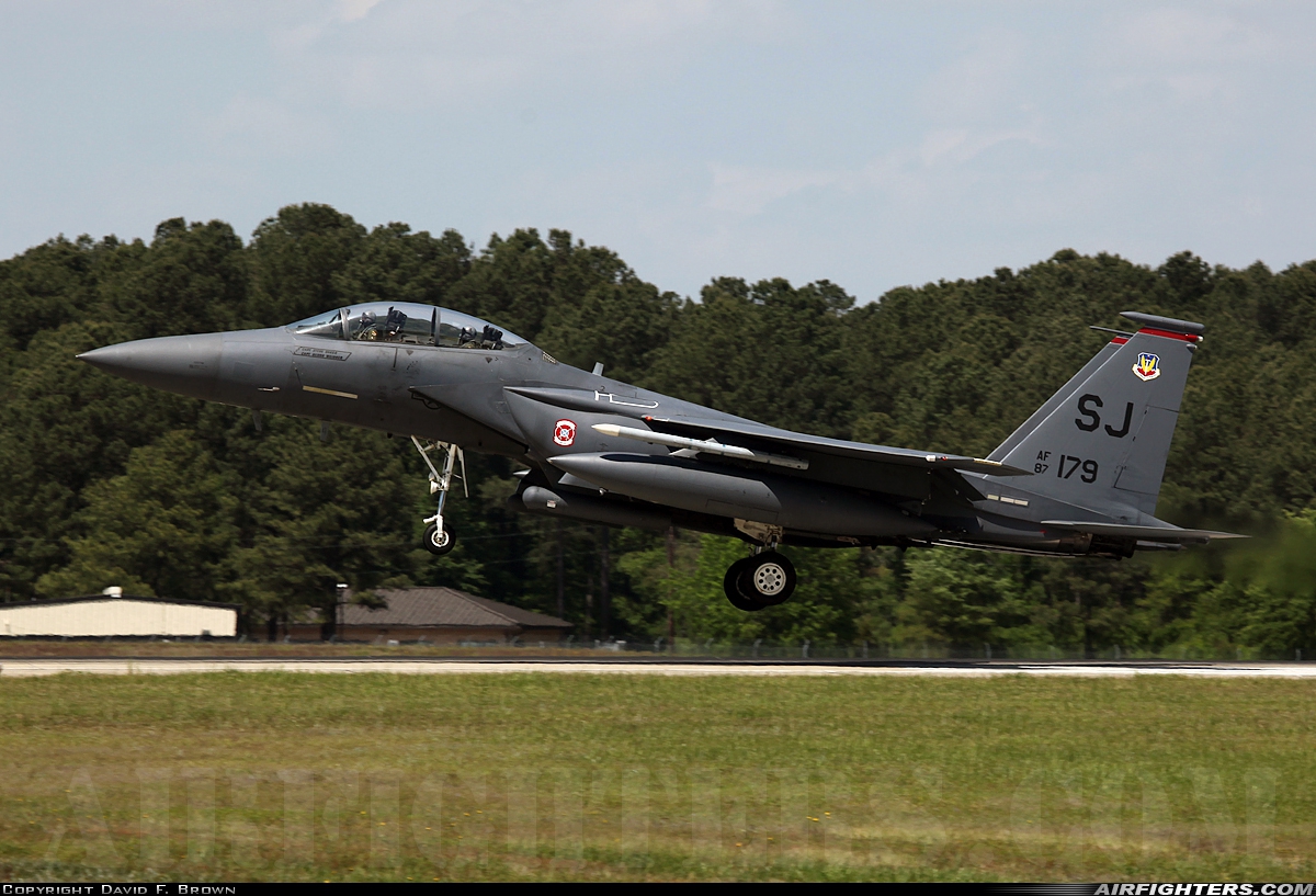 USA - Air Force McDonnell Douglas F-15E Strike Eagle 87-0179 at Goldsboro - Seymour Johnson AFB (GSB / KGSB), USA