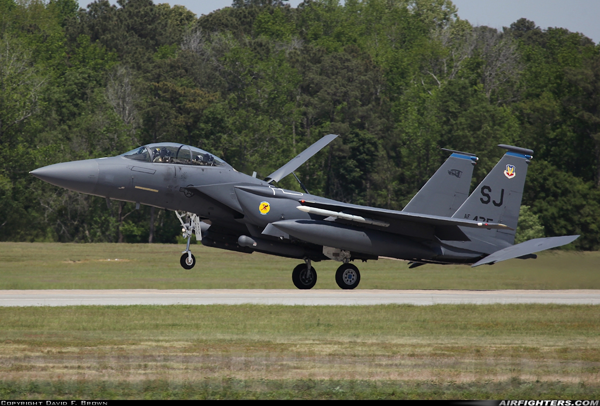 USA - Air Force McDonnell Douglas F-15E Strike Eagle 89-0475 at Goldsboro - Seymour Johnson AFB (GSB / KGSB), USA