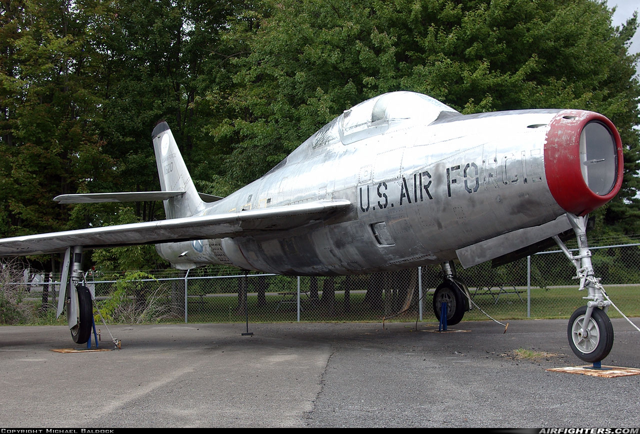 USA - Air Force Republic F-84F Thunderstreak 51-1620 at Schenectady County Airport (SCH / KSCH), USA