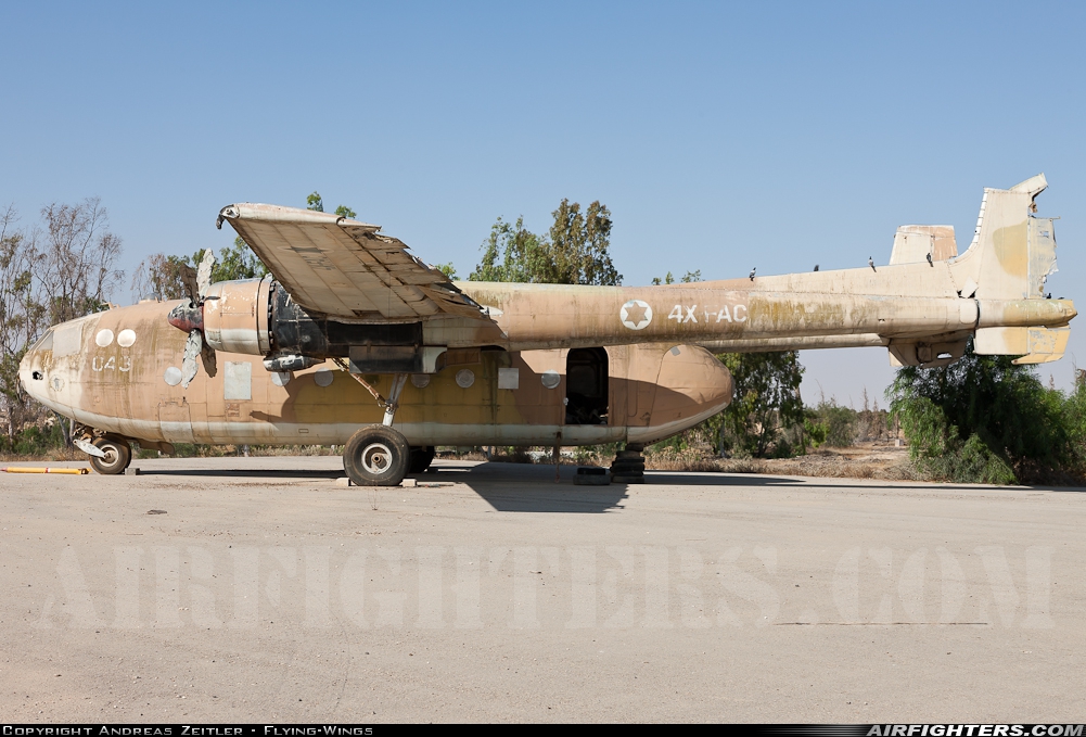Israel - Air Force Nord N-2501D Noratlas 4X-FAC at Beersheba - Hatzerim (LLHB), Israel