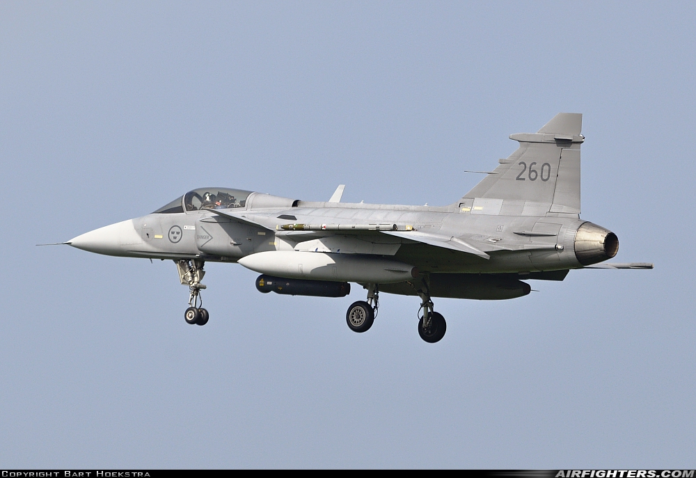 Sweden - Air Force Saab JAS-39C Gripen 39260 at Leeuwarden (LWR / EHLW), Netherlands