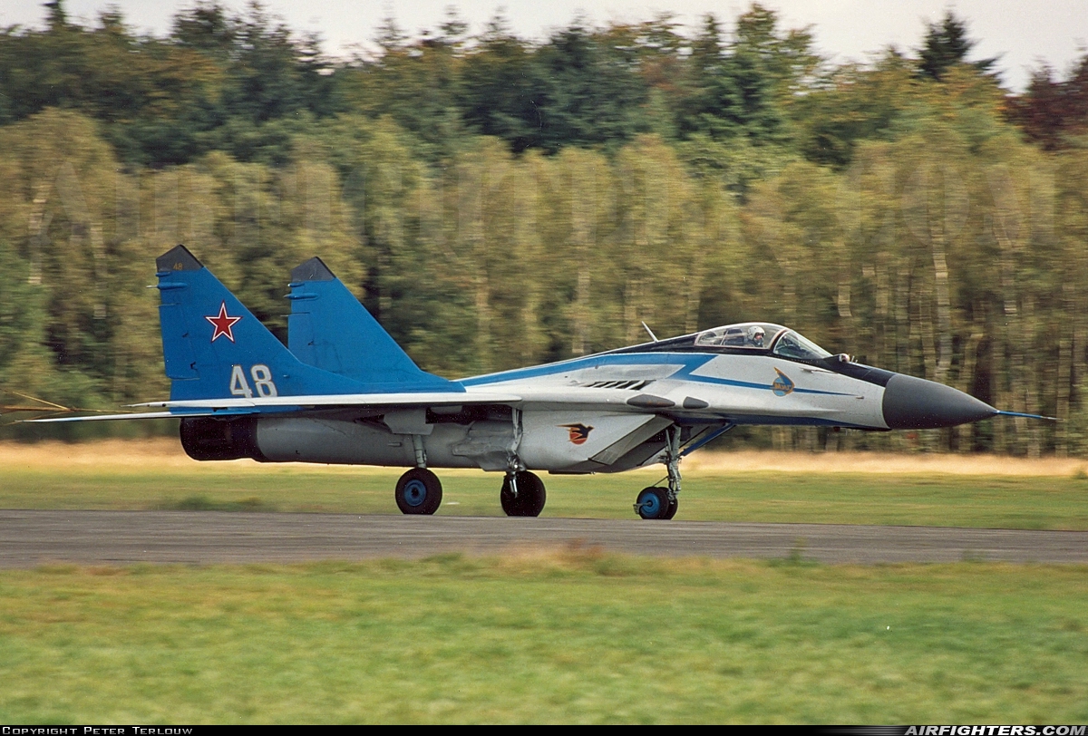 Russia Mikoyan-Gurevich MiG-29A (9.12A) 48 at Zoersel (Oostmalle) (OBL / EBZR), Belgium