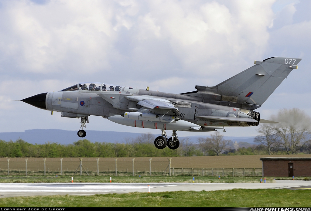 UK - Air Force Panavia Tornado GR4 ZD707 at Lossiemouth (LMO / EGQS), UK