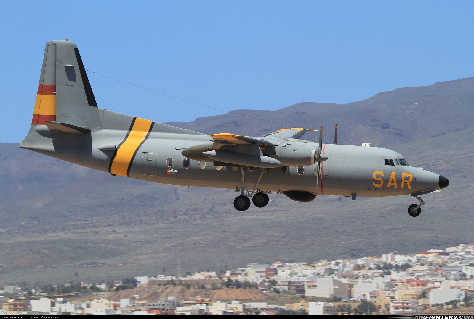 Spain - Air Force Fokker F-27-400MPA D.2-02 at Gran Canaria (- Las Palmas / Gando) (LPA / GCLP), Spain