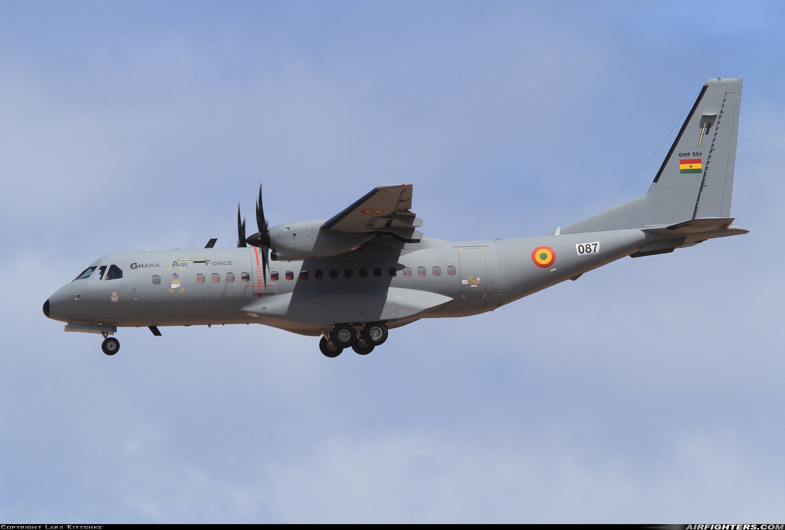 Ghana - Air Force CASA C-295 GHF551 at Gran Canaria (- Las Palmas / Gando) (LPA / GCLP), Spain