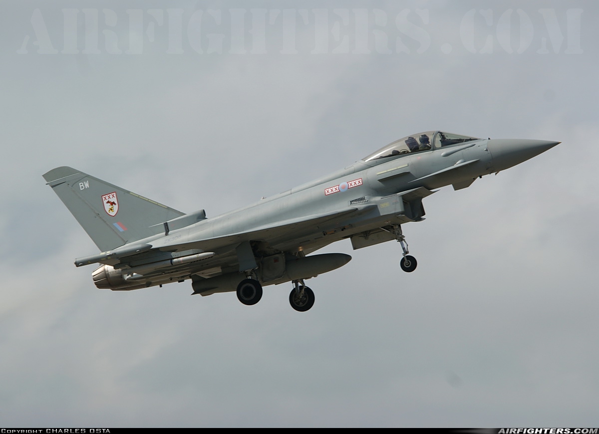 UK - Air Force Eurofighter Typhoon FGR4 ZK308 at Coningsby (EGXC), UK