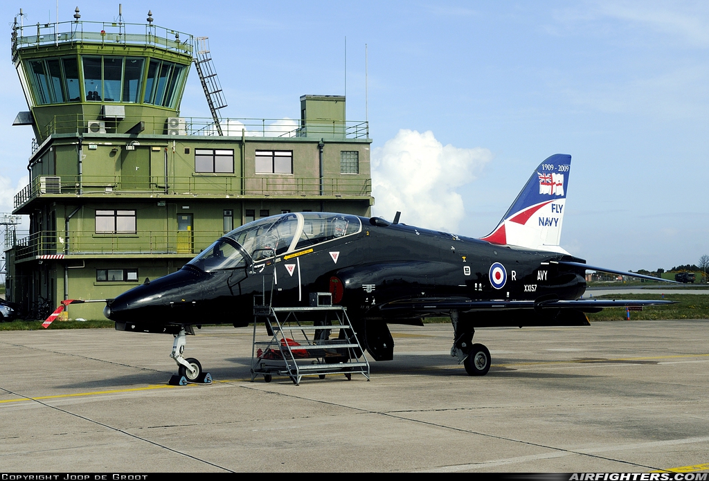 UK - Navy British Aerospace Hawk T.1A XX157 at Lossiemouth (LMO / EGQS), UK
