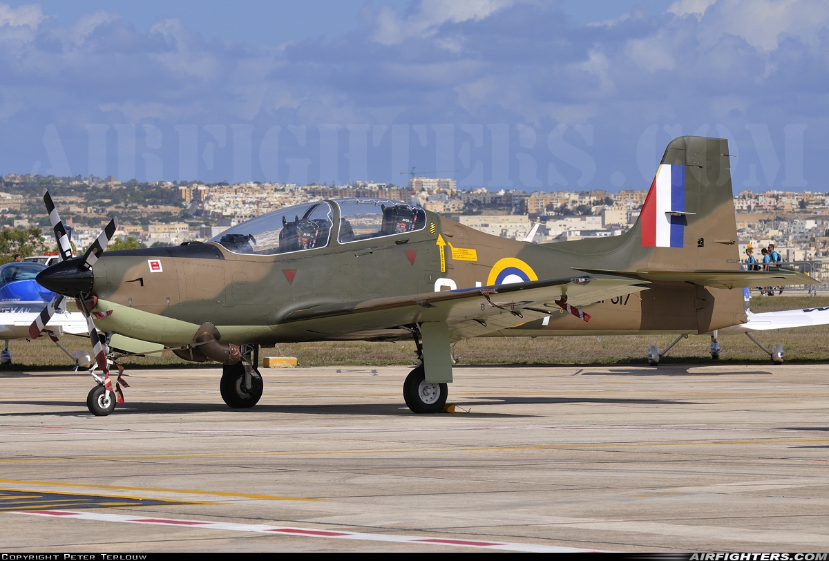 UK - Air Force Short Tucano T1 ZF317 at Luqa - Malta International (MLA / LMML), Malta