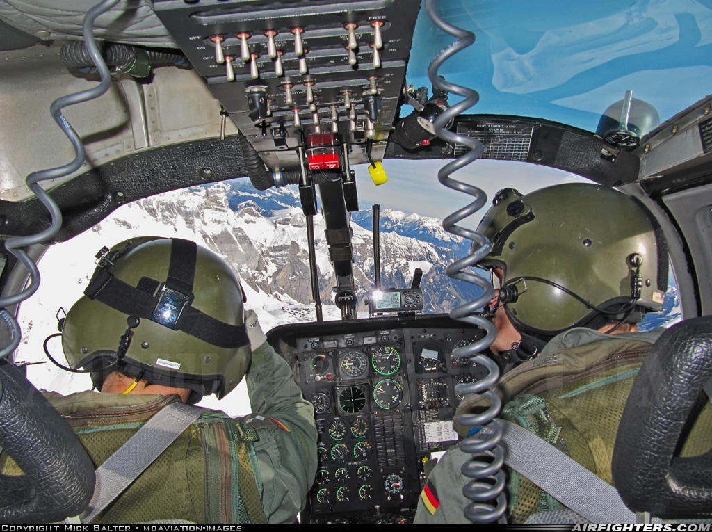 Germany - Army MBB Bo-105P 88+02 at Off-Airport - Axalp, Switzerland