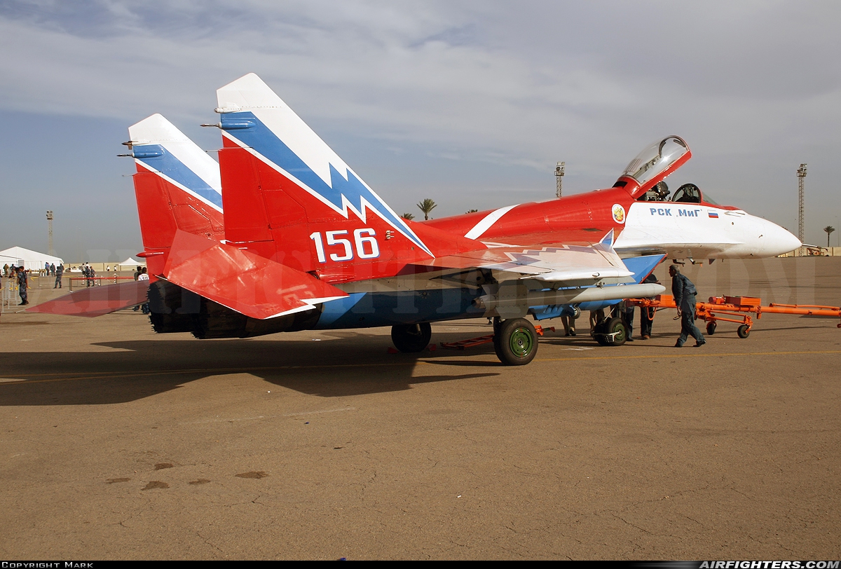 Company Owned - RSK MiG Mikoyan-Gurevich MiG-29OVT 156 WHITE at Tripoli - Mitiga (MJI / HLLM), Libya