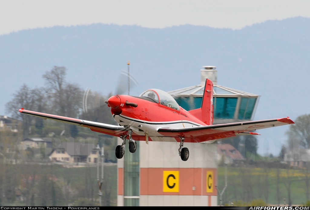 Switzerland - Air Force Pilatus NCPC-7 Turbo Trainer A-940 at Payerne (LSMP), Switzerland