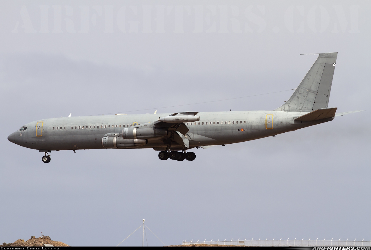 Spain - Air Force Boeing 707-331B TK.17-1 at Gran Canaria (- Las Palmas / Gando) (LPA / GCLP), Spain