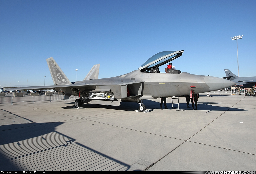USA - Air Force Lockheed Martin F-22A Raptor 99-4010 at Las Vegas - Nellis AFB (LSV / KLSV), USA