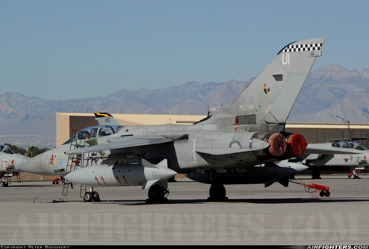 UK - Air Force Panavia Tornado F3 ZE206 at Las Vegas - Nellis AFB (LSV / KLSV), USA