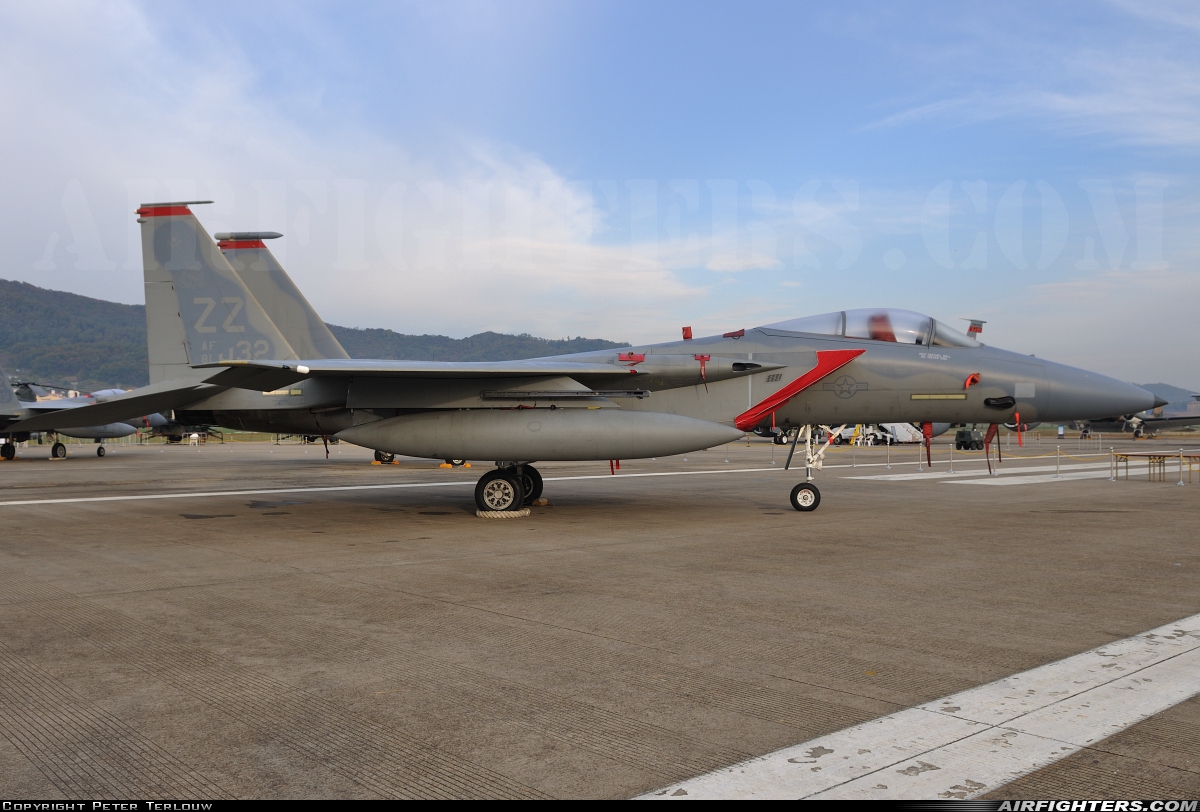 USA - Air Force McDonnell Douglas F-15C Eagle 81-0032 at Seoul - Sinchonri (K-16) (SSN / RKSM), South Korea