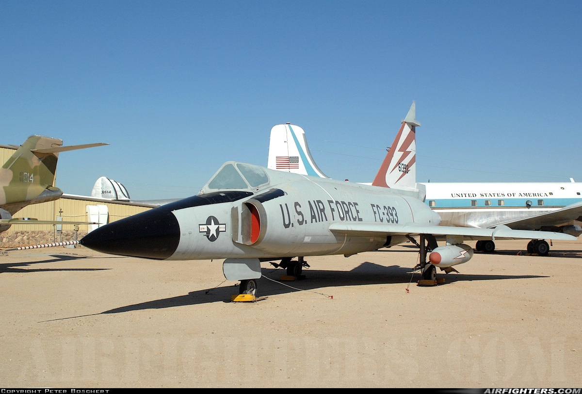 USA - Air Force Convair F-102A Delta Dagger (8-10) 56-1393 at Tucson - Pima Air and Space Museum, USA
