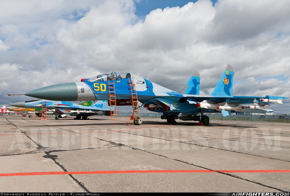 Kazakhstan - Air Force Sukhoi Su-27UBM2  at Astana (Aqmola / Tselinograd) (TSE / UACC), Kazakhstan