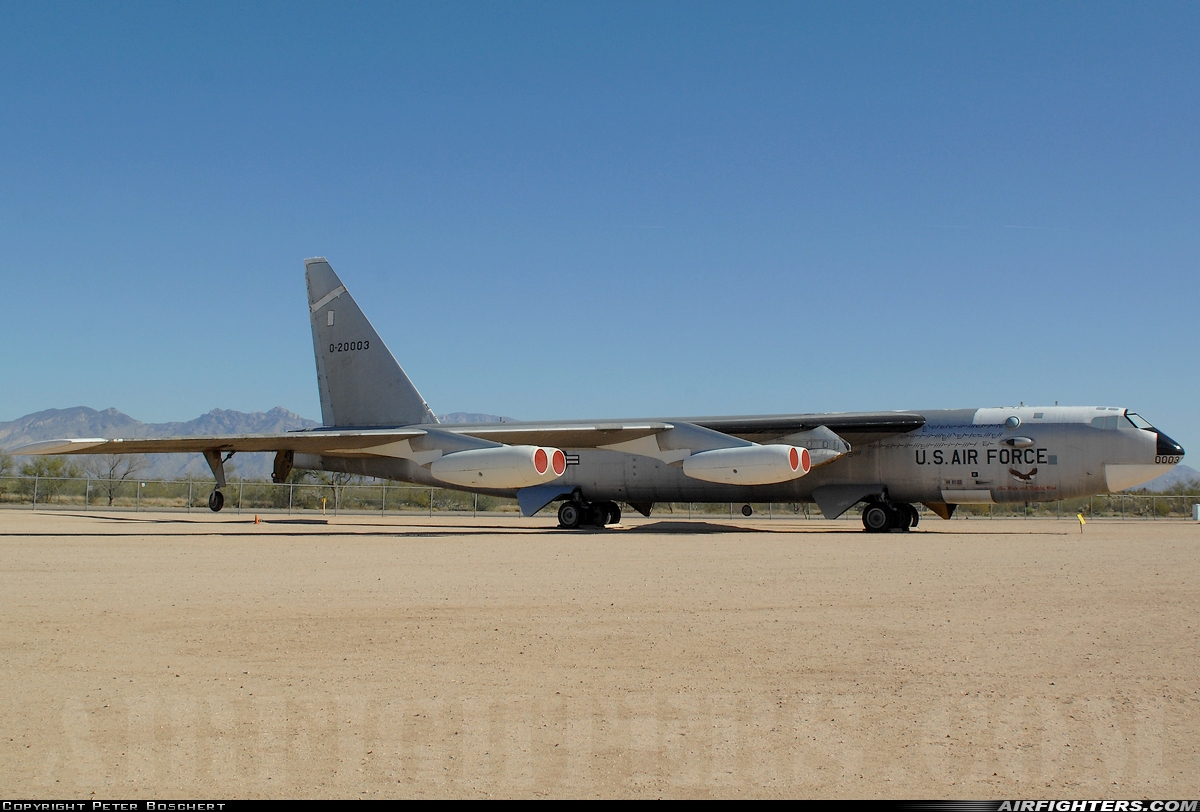 USA - Air Force Boeing NB-52A Stratofortress 52-0003 at Tucson - Pima Air and Space Museum, USA
