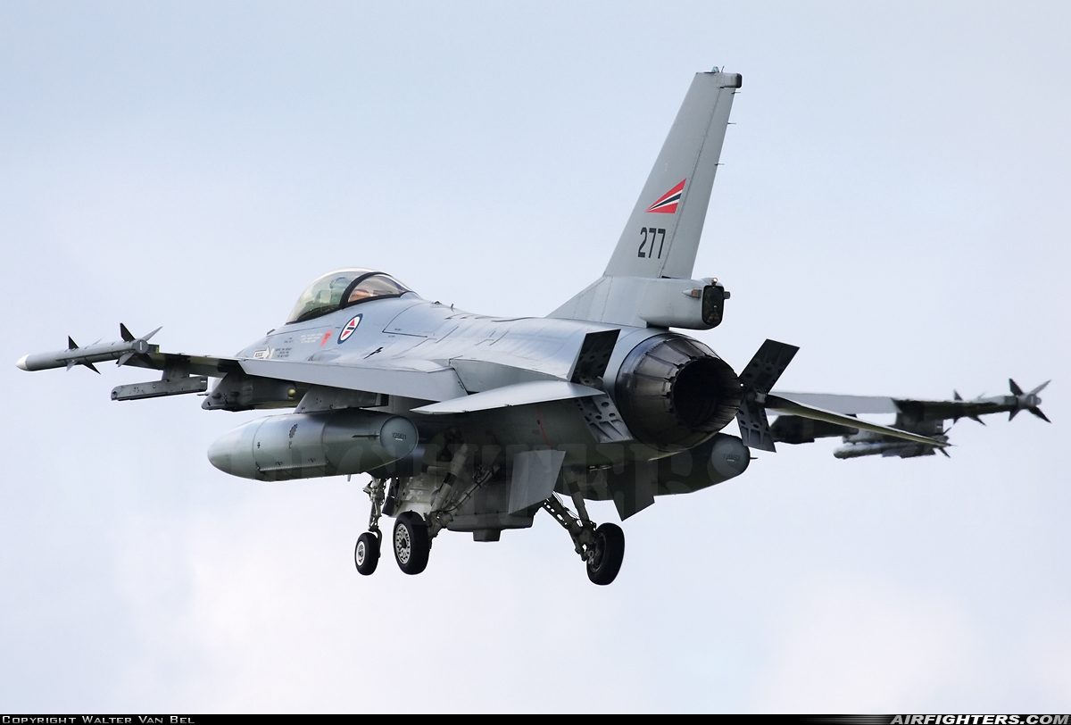 Norway - Air Force General Dynamics F-16AM Fighting Falcon 277 at Leeuwarden (LWR / EHLW), Netherlands