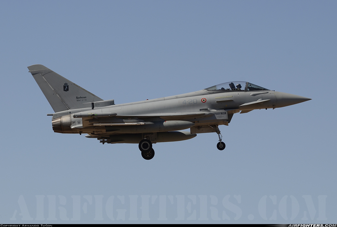 Italy - Air Force Eurofighter F-2000A Typhoon (EF-2000S) MM7279 at Albacete (- Los Llanos) (LEAB), Spain