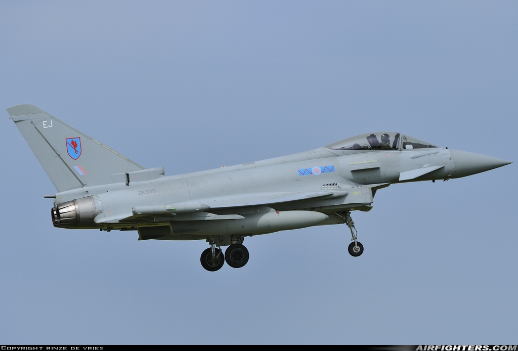 UK - Air Force Eurofighter Typhoon FGR4 ZK300 at Coningsby (EGXC), UK
