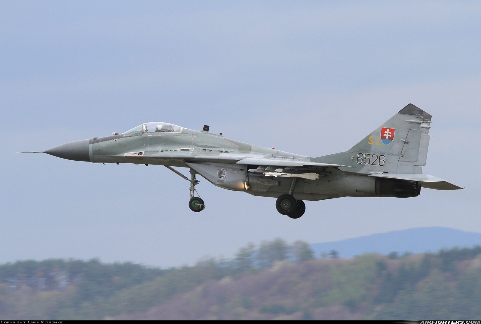 Slovakia - Air Force Mikoyan-Gurevich MiG-29AS 6526 at Sliac (LZSL), Slovakia