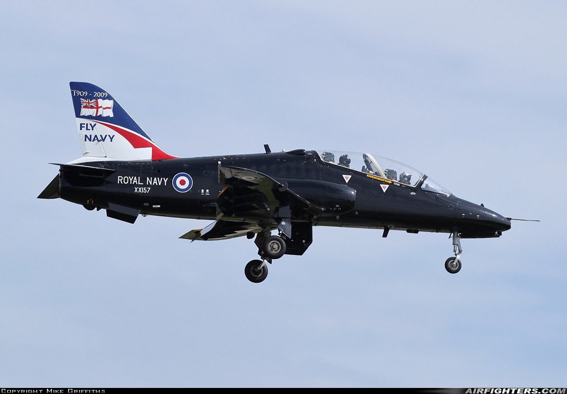 UK - Navy British Aerospace Hawk T.1A XX157 at Valley (EGOV), UK