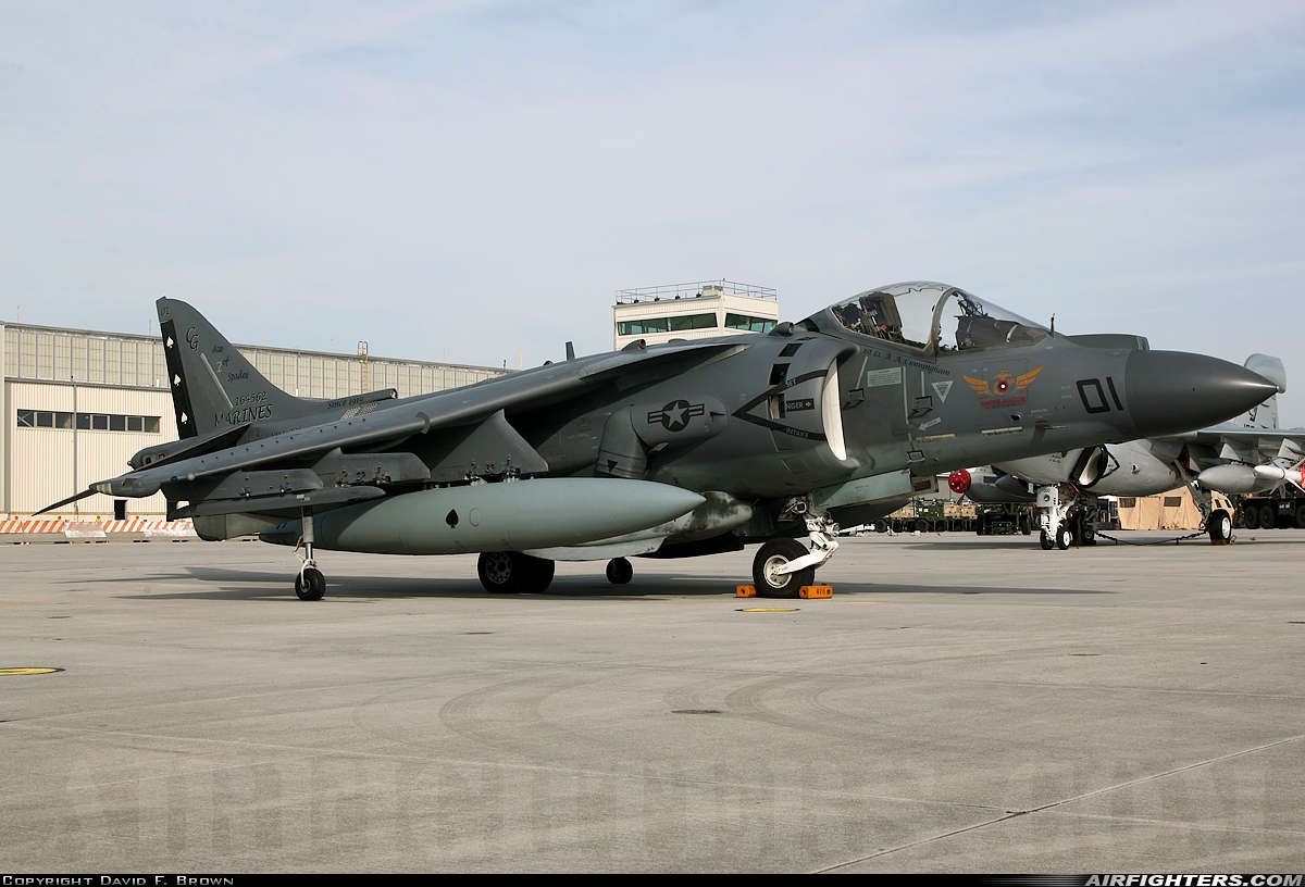 USA - Marines McDonnell Douglas AV-8B+ Harrier ll 164562 at Havelock - Cherry Point MCAS (NKT / KNKT), USA