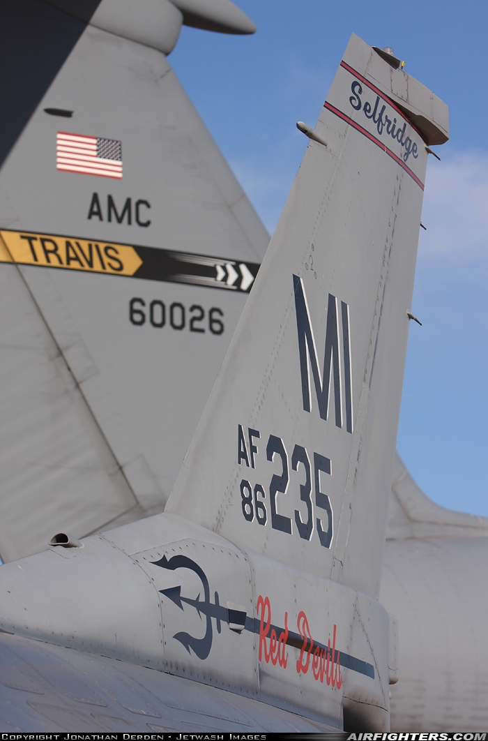 USA - Air Force General Dynamics F-16C Fighting Falcon 86-0235 at Wichita Falls - Municipal / Sheppard AFB (SPS / KSPS), USA