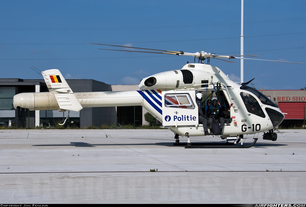 Belgium - Police MD Helicopters MD-900 Explorer G-10 at Off-Airport - Ostend, Belgium