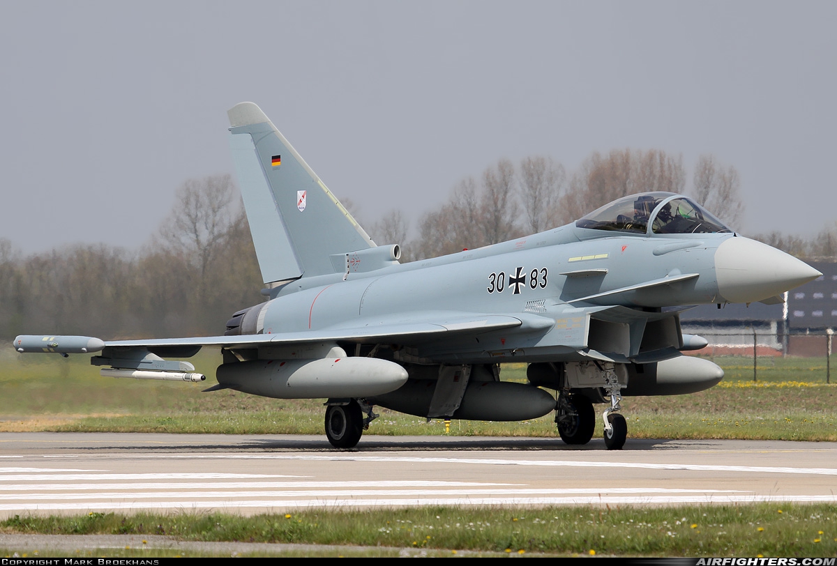 Germany - Air Force Eurofighter EF-2000 Typhoon S 30+83 at Leeuwarden (LWR / EHLW), Netherlands