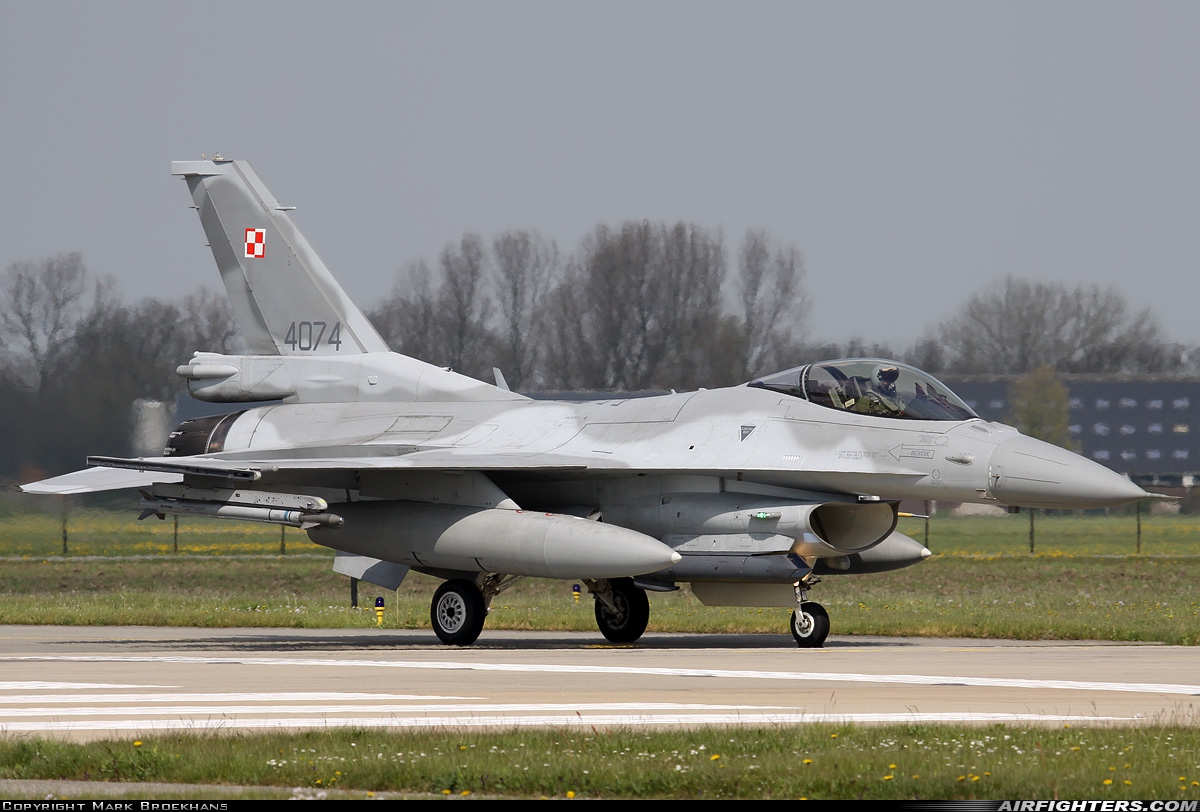 Poland - Air Force General Dynamics F-16C Fighting Falcon 4074 at Leeuwarden (LWR / EHLW), Netherlands